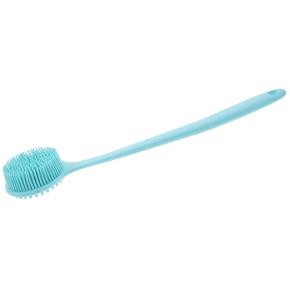 Long Handle Bath Brush Silicone Body Scrubber Exfoliator Brushes Elderly