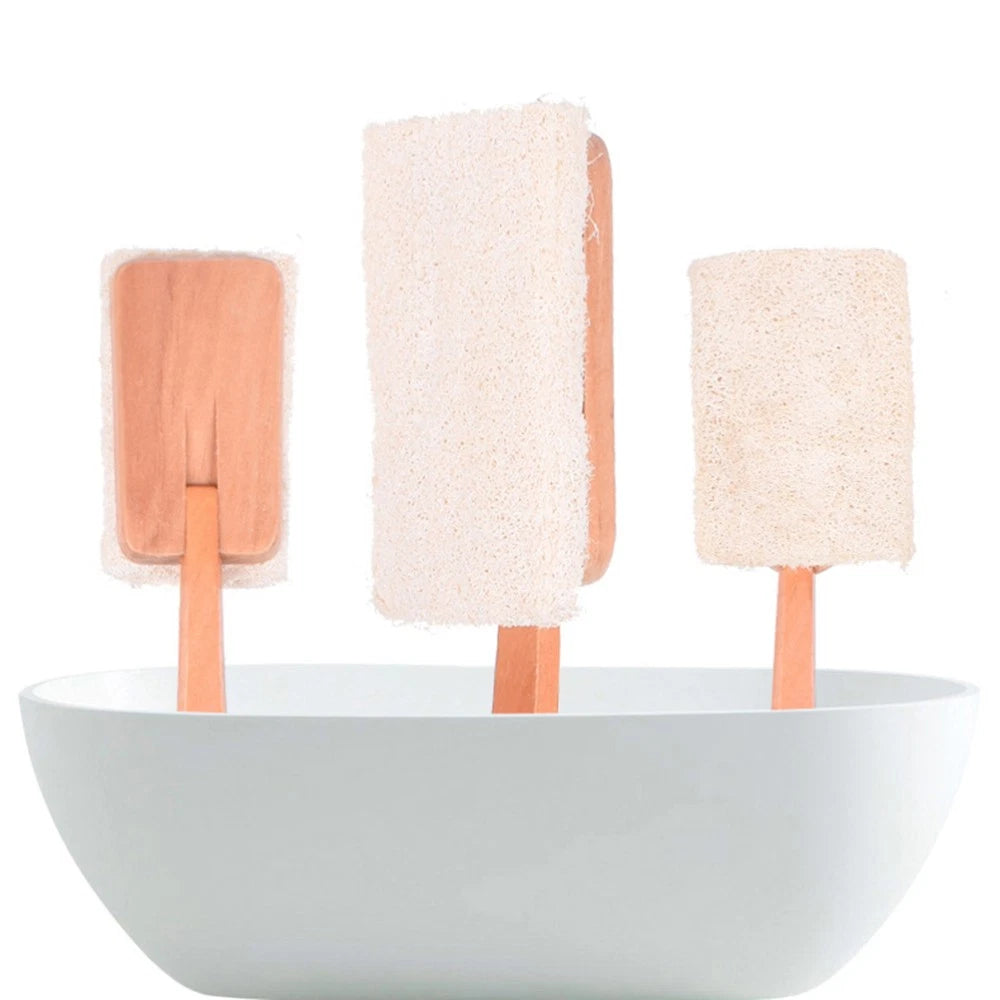 Loofah Bath Brush Back Exfoliating Shower Sponge Scrubber for Bathing