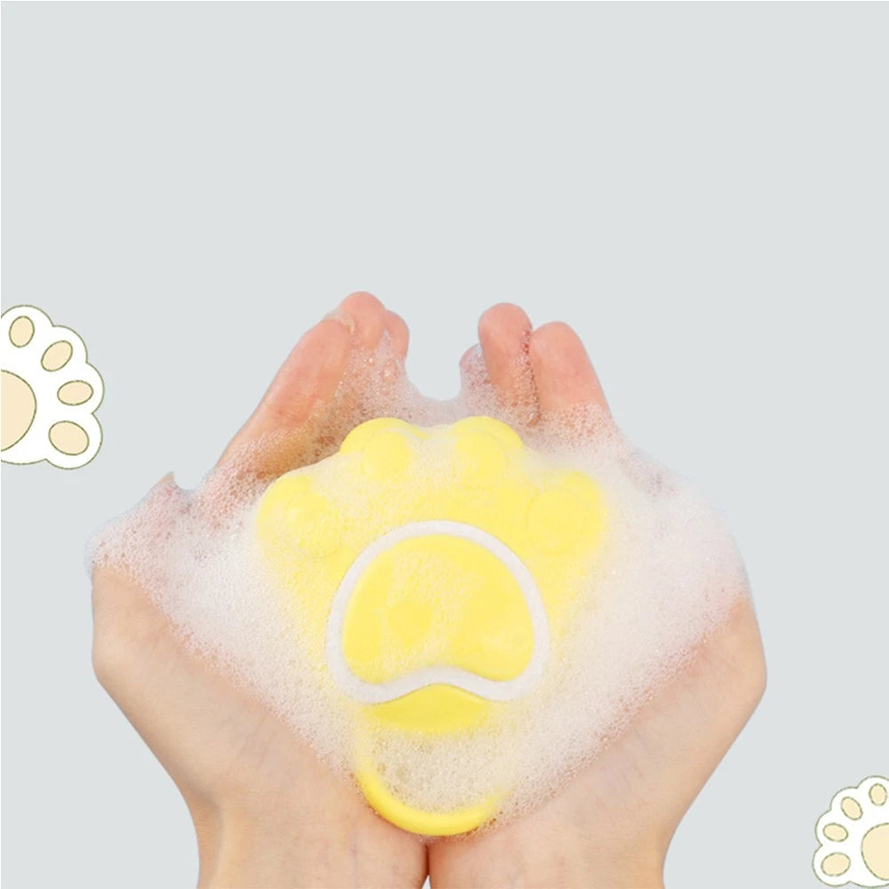 Cat Claw Bath Brush Child Baby Massage for Bathing Scrubber Shower