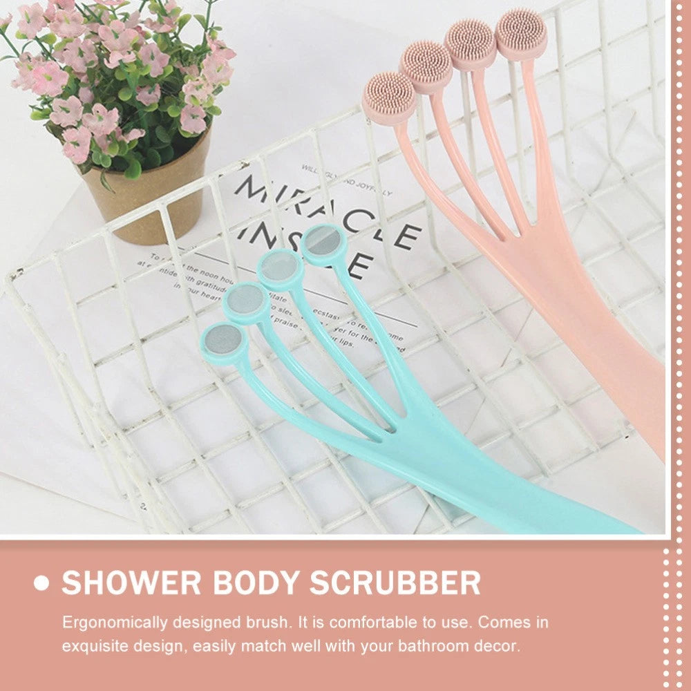 Bath Brush Women's Baby Exfoliating Shower Brushes Scrubber for Body
