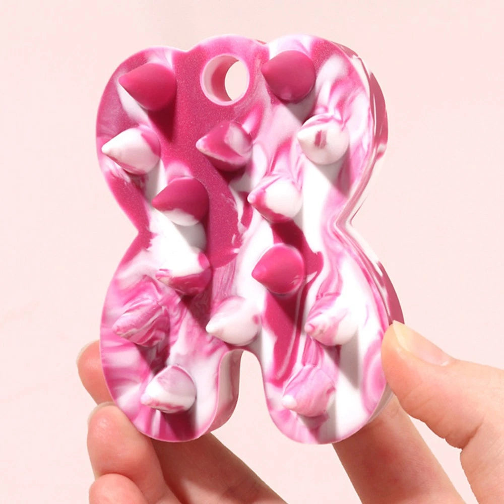 Shampoo Brush Exfoliating Body Scrubber Brushes for Shower Bath Cleaning