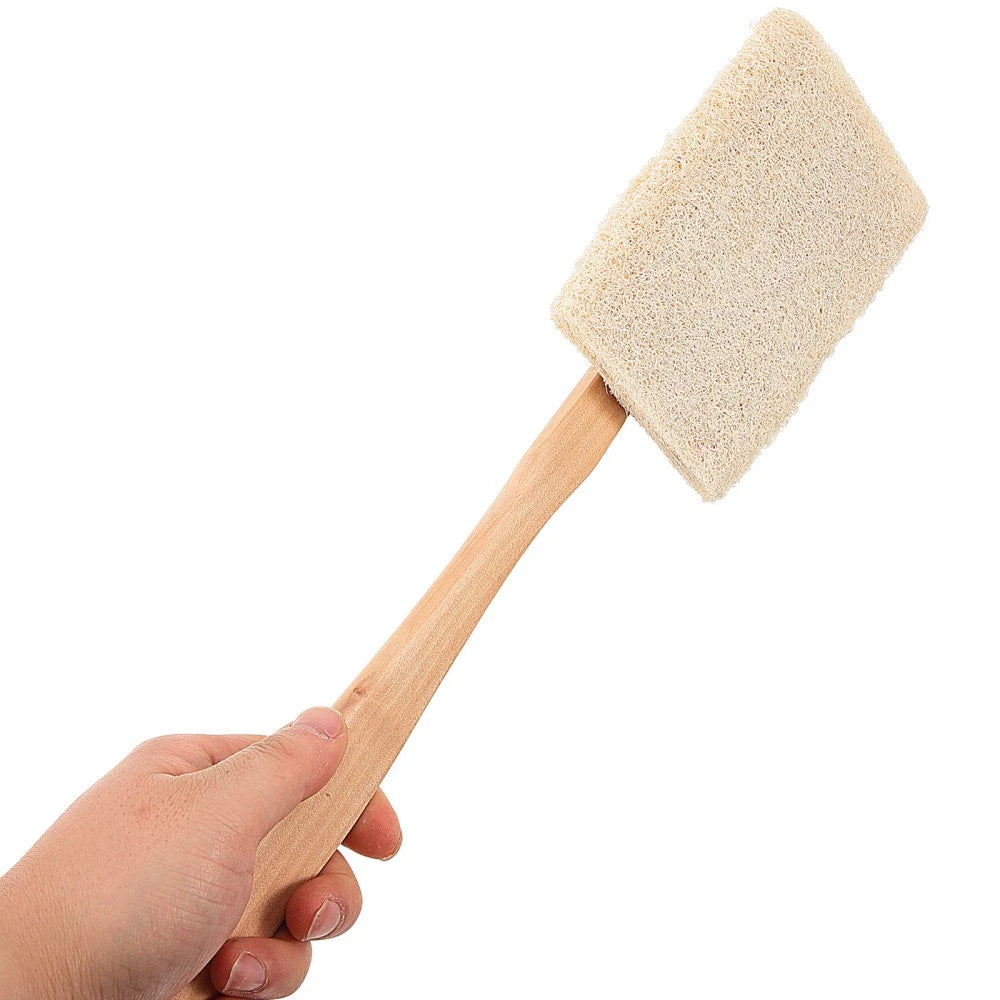 Back Massage Brush Applicator Body Lotion Long Handle Bath Exfoliating