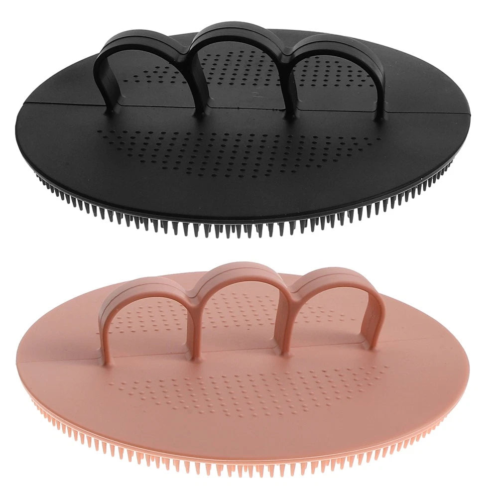 2Pcs Household Scalp Brush Portable Bathing Brush Head Bathing Brush Head
