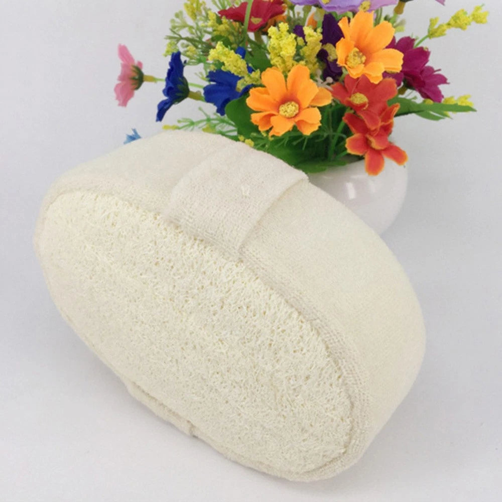 3 Pcs Loofah Bath Towel Exfoliating Loofah, Natural Back Scrubber Brush