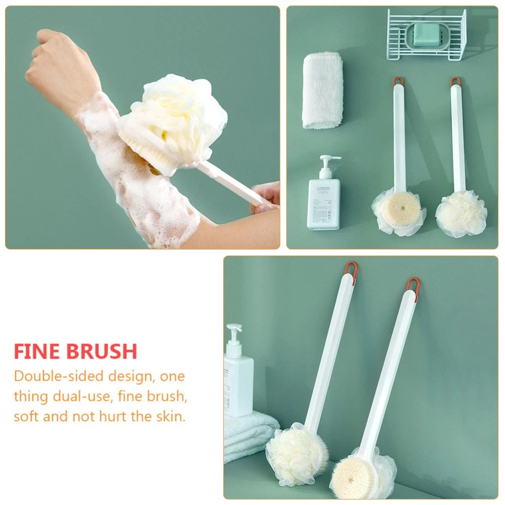 Long Handle Mud Brush Practical Massage Multipurpose Bath Back Scrubber