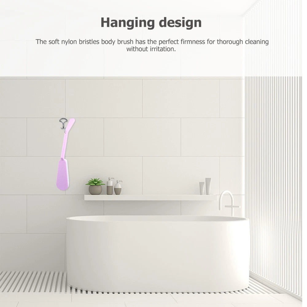 2 Count Back Scrub Brush Miss Man Bathroom Scrubber Body Cleansing