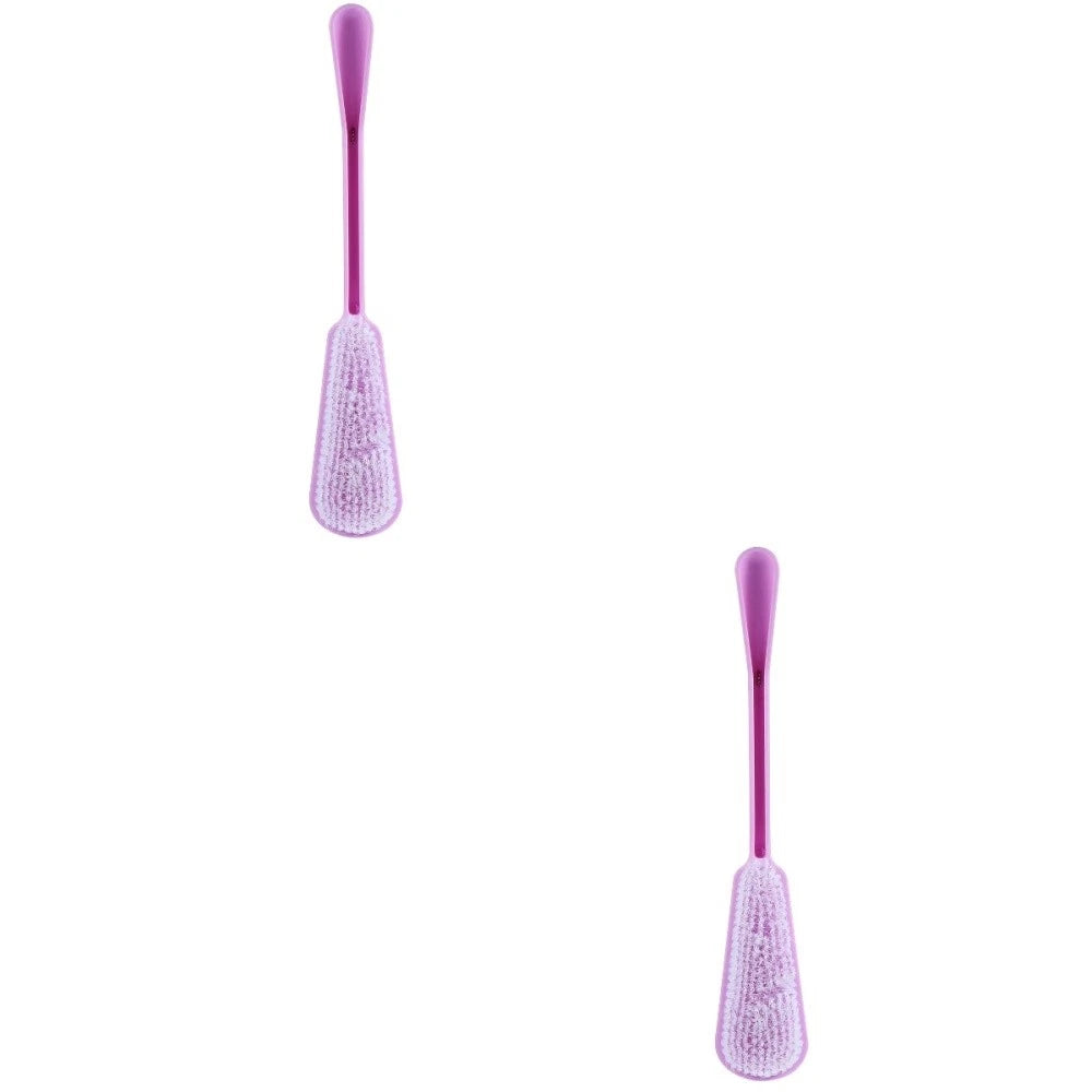 2 Count Back Scrub Brush Miss Man Bathroom Scrubber Body Cleansing