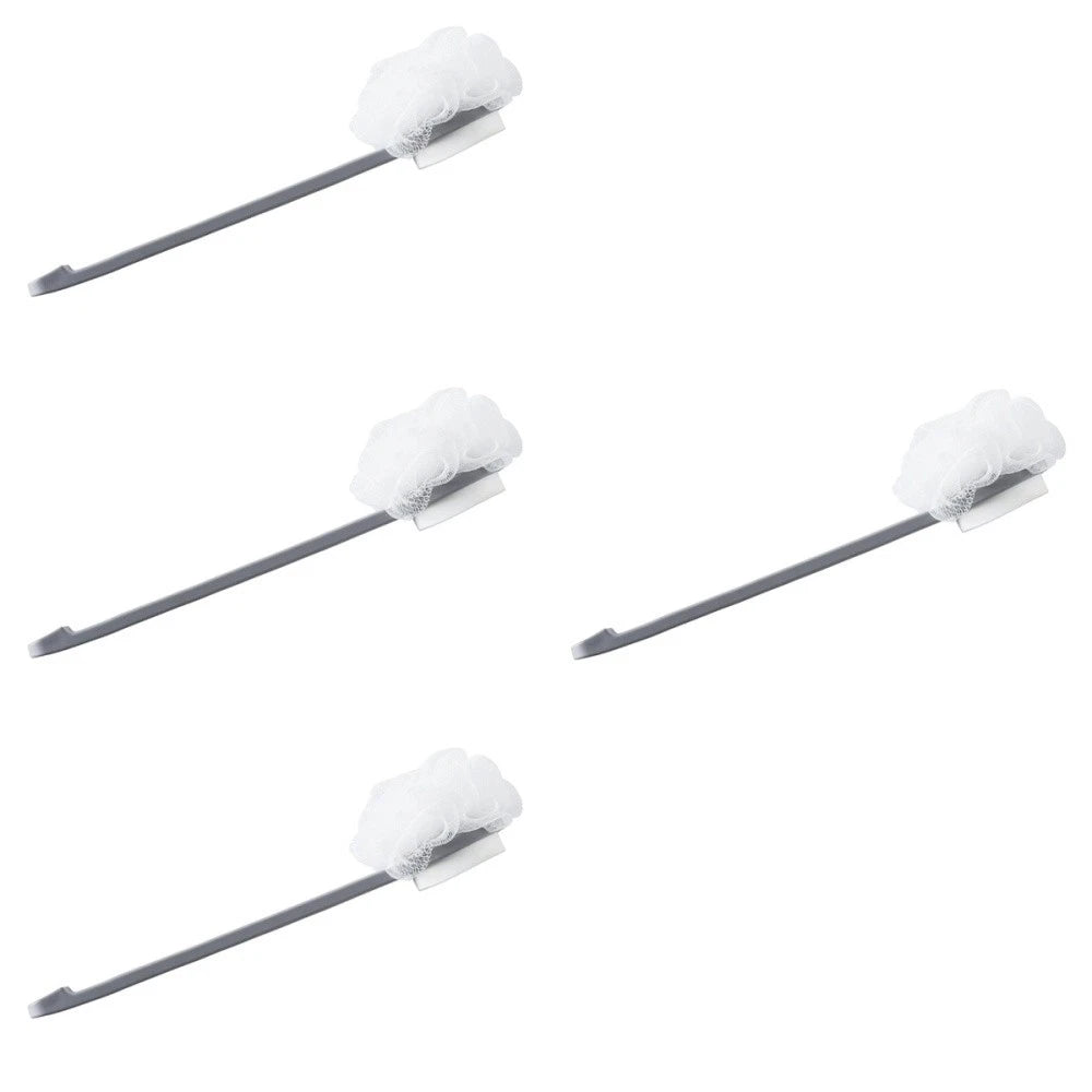 Set of 4 Bath Ball Brush Child Back Scrubber Exfoliating with Handles