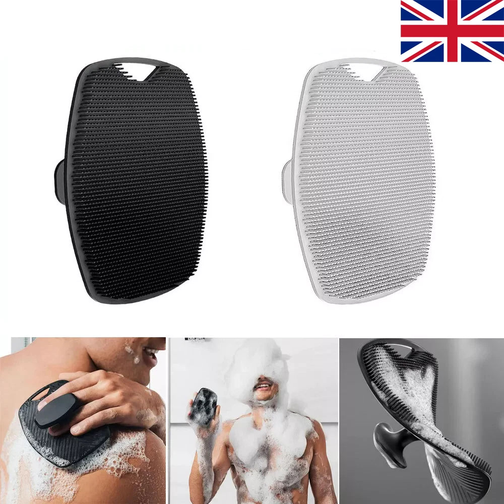Body Silicone Scrubber Shower Cleaning Brushes Exfoliating Deep Bath Massage