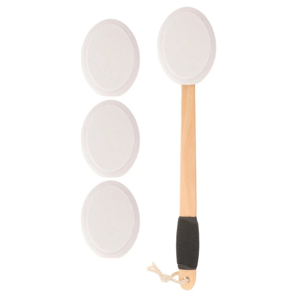 Anti-slip Bath Brush Set Man Miss Cream Back Applicator Moisturizer