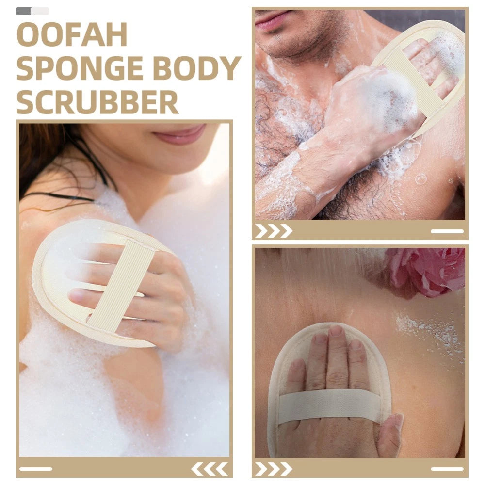 4 Pcs Exfoliating Loofah Scrubbing Pads Multi-functional Sponge Brush Scrubber