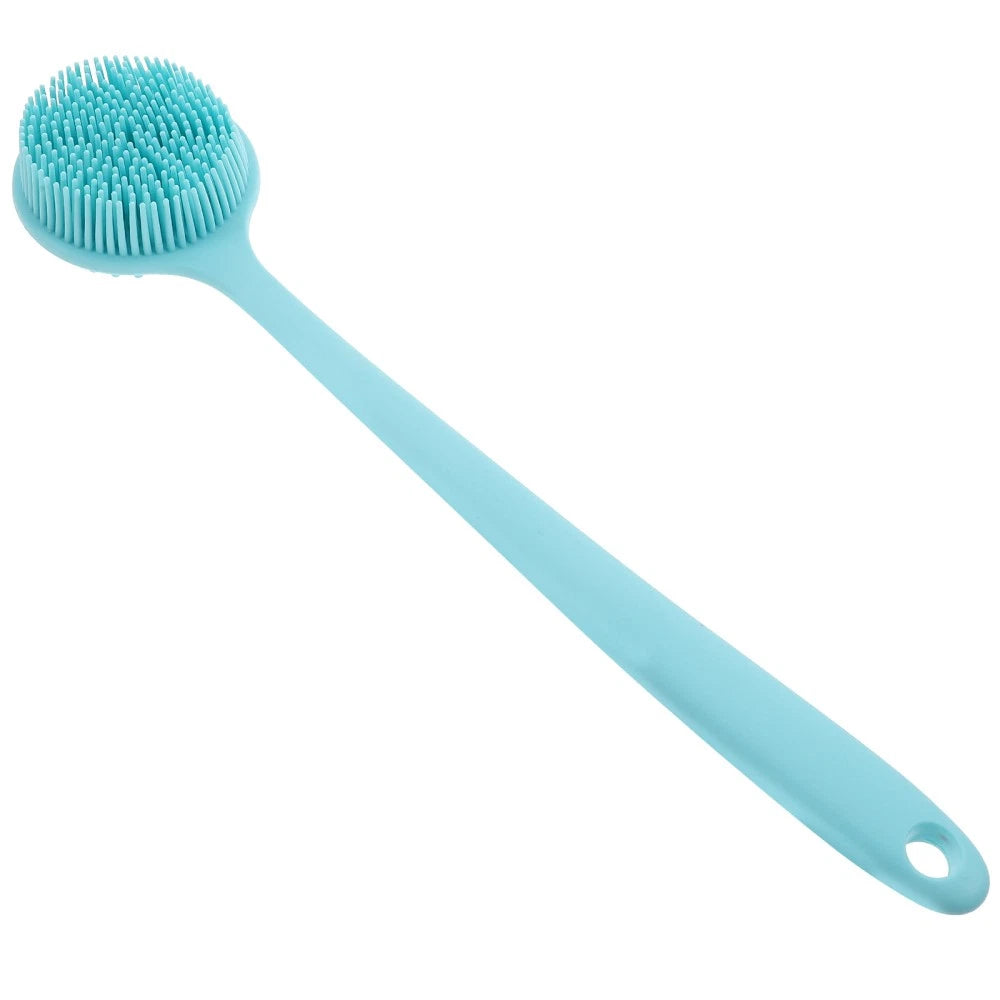 Long Handle Bath Brush Silicone Body Scrubber Exfoliator Brushes Elderly