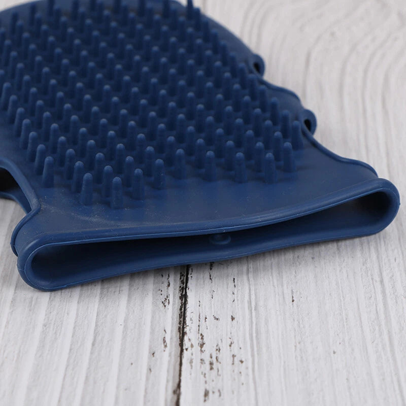 1Pc Silicone massage scrub gloves for peeling body bath brush exfoliating glo Yf