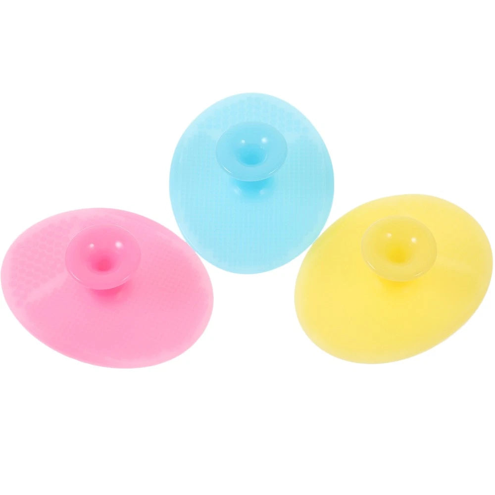 Baby Bath Brush Gentle Cleanser Cleansing Silicone Scrubbers Shower