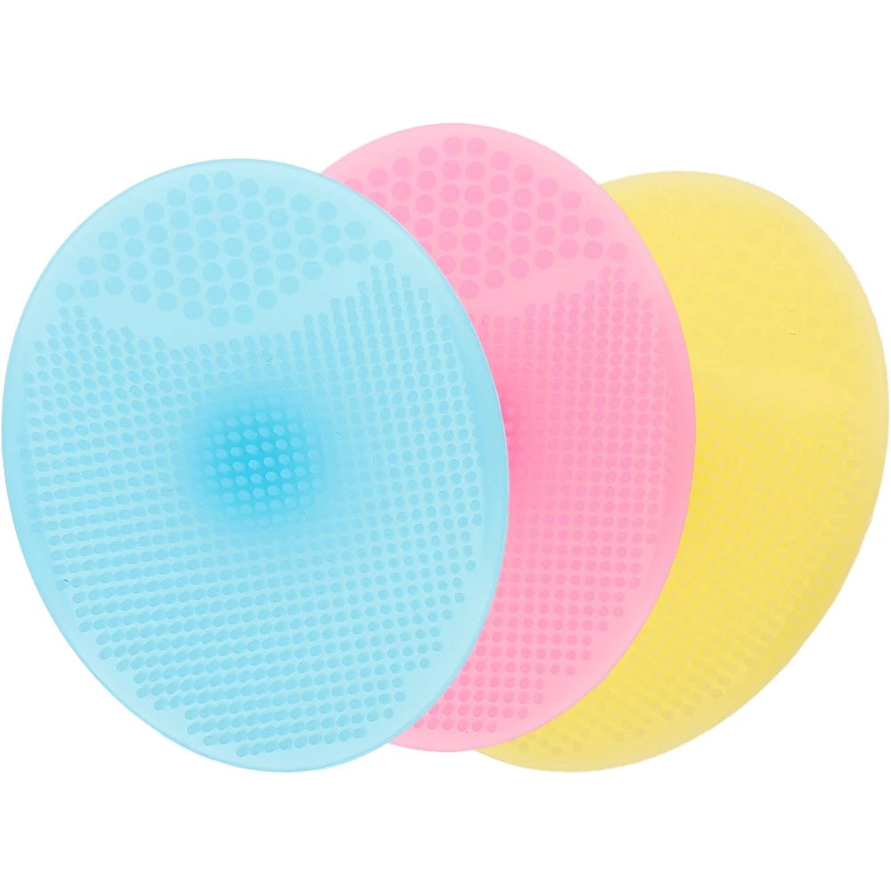 Baby Bath Brush Gentle Cleanser Cleansing Silicone Scrubbers Shower