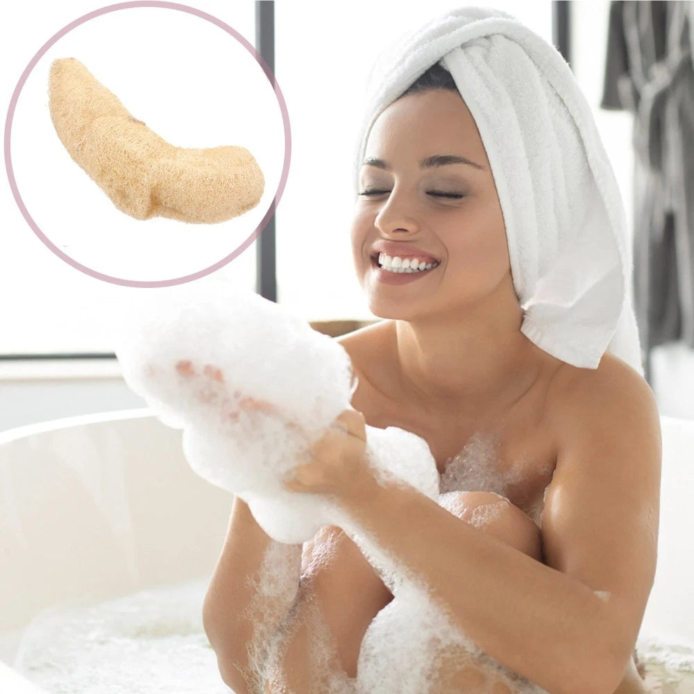 Luffa Bath Towel Loofah Sponge Scrubber Natural Exfoliating Body