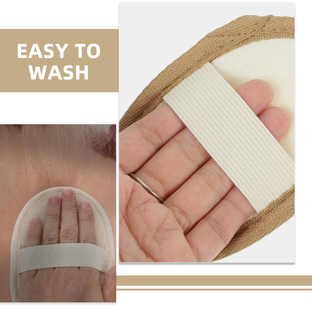 4 Pcs Exfoliating Loofah Scrubbing Pads Multi-functional Sponge Brush Scrubber