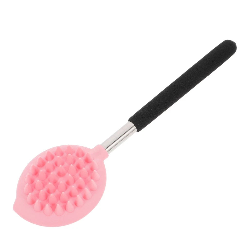 Silicone Bath Brush Man Body Scrubbers Back Exfoliating Tool for
