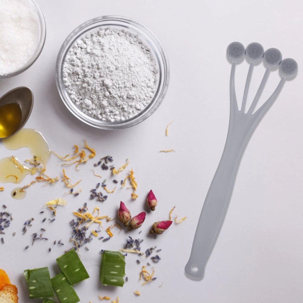 2 Count Exfoliating Bath Brush Shower Back Scrubbing with Handle