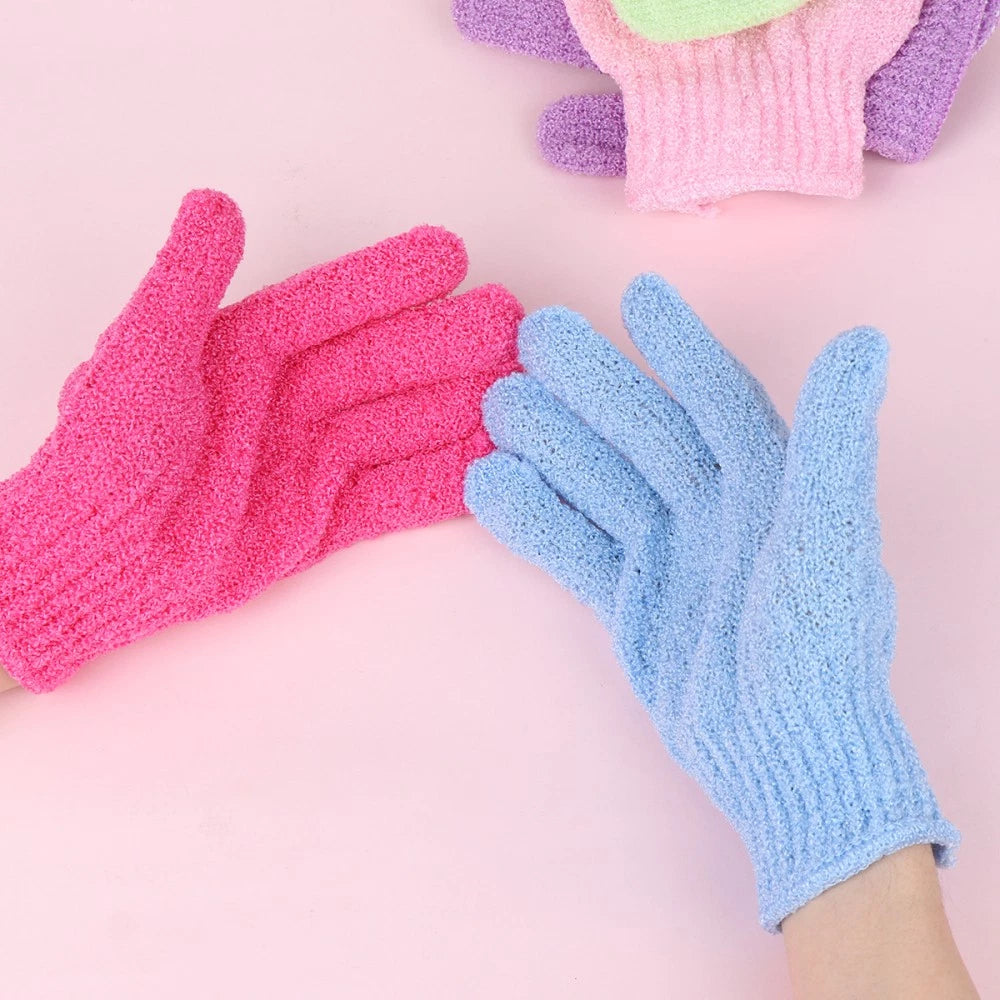 30 Pcs Exfoliating and Scrubbing Gloves Bathroom Body Wash Mitts