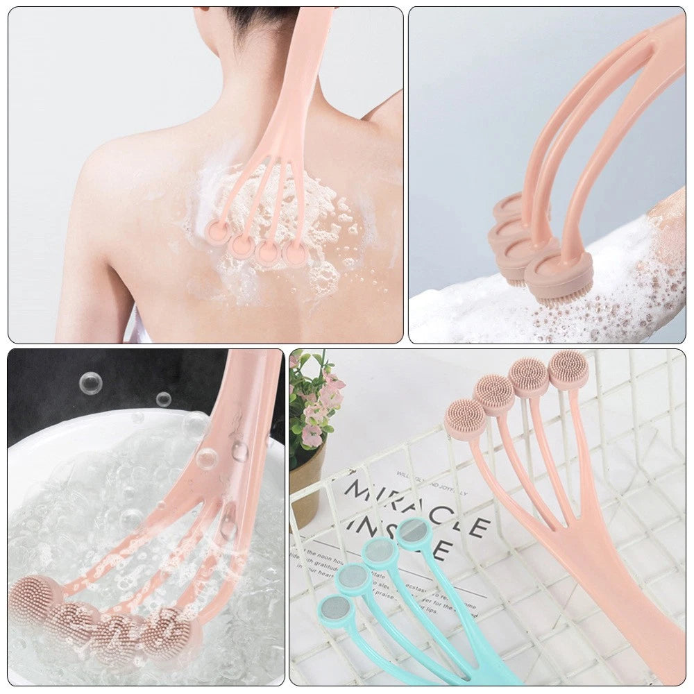 Bath Brush Women's Baby Exfoliating Shower Brushes Scrubber for Body