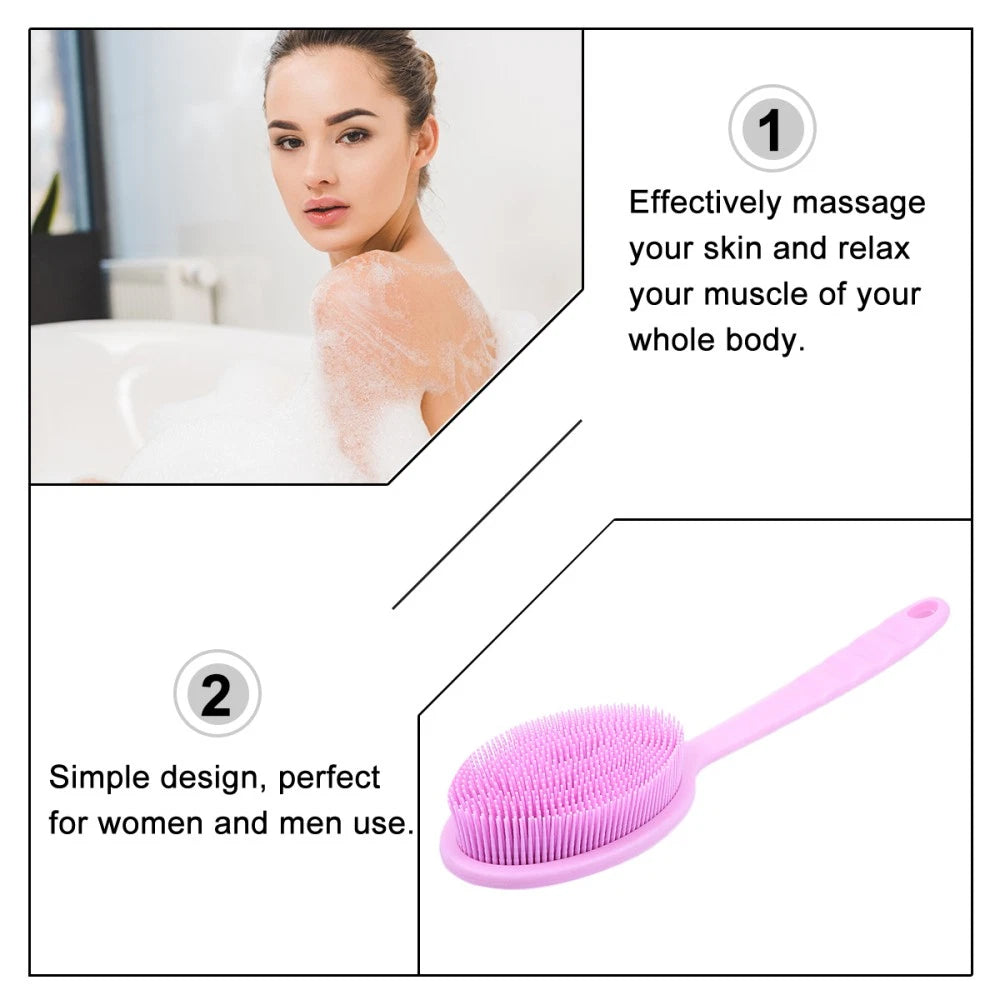 3 PCS Bath Brush Miss Shower Scrubbing Bathing Brushes Women for