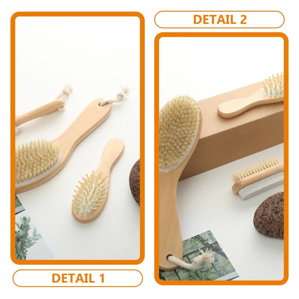 Cleaning and Dead Suit Body Dry Brush Scrub Scrubber Exfoliator