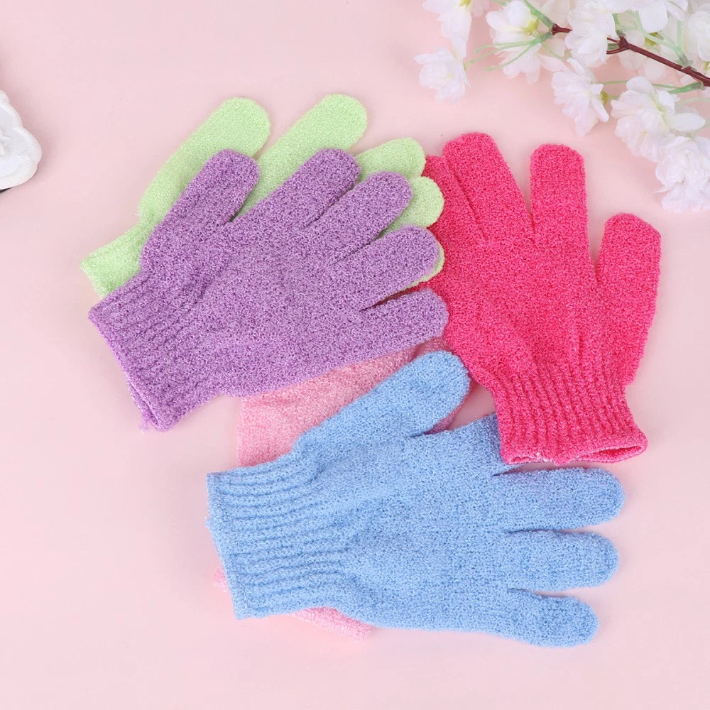 30 Pcs Exfoliating and Scrubbing Gloves Bathroom Body Wash Mitts