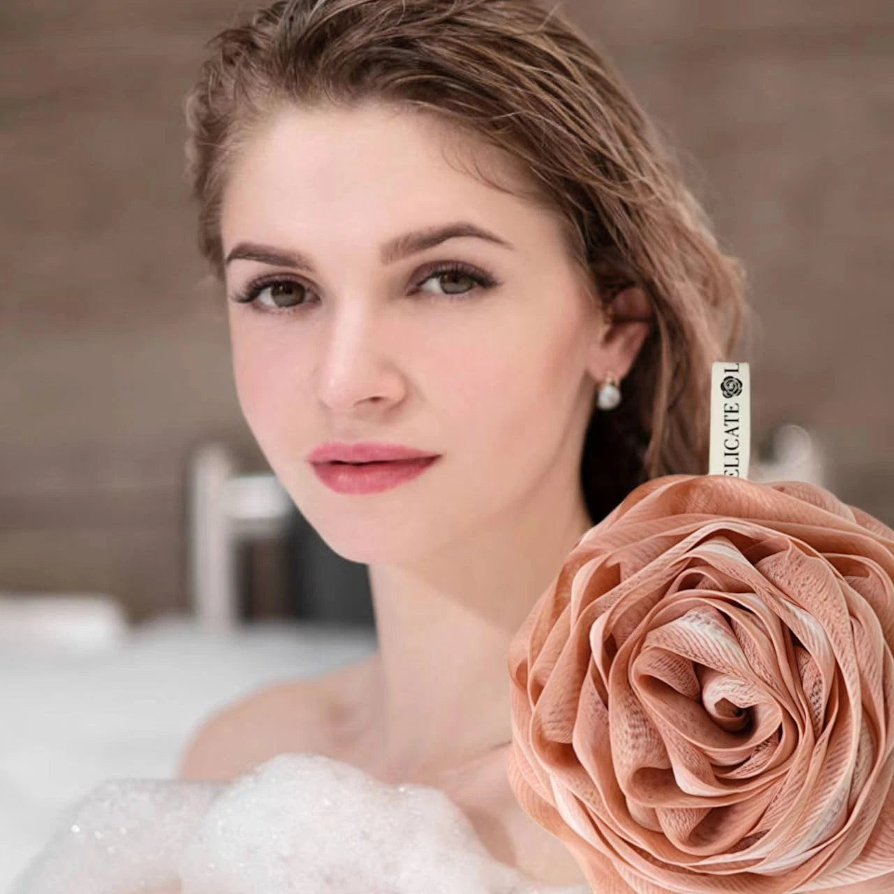 Loofah-Bath-Sponge-Extra Large-75g, Shower Body Wash for Women, Soft Mesh Col...