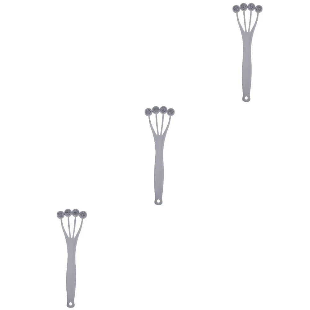 3 Pieces Exfoliating Bath Brush Body Brushes for Shower Tool Back