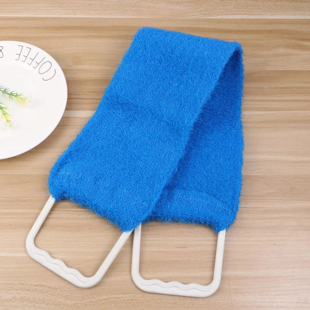2 Pack Bath Towel Exfoliating Back Shower Man Miss Scrubber Brush