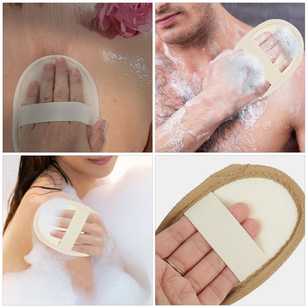 4 Pcs Exfoliating Loofah Scrubbing Pads Multi-functional Sponge Brush Scrubber