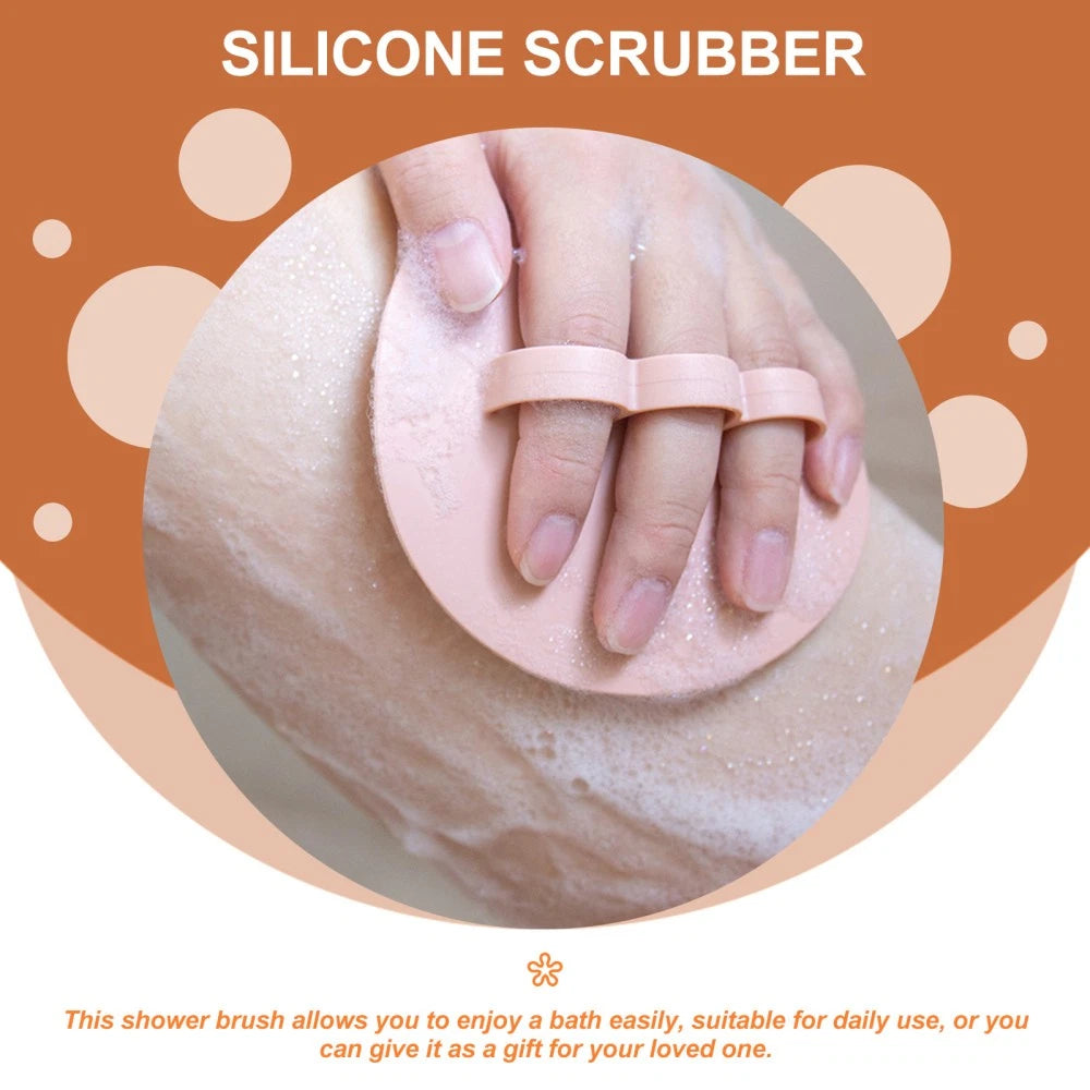 2Pcs Household Scalp Brush Portable Bathing Brush Head Bathing Brush Head