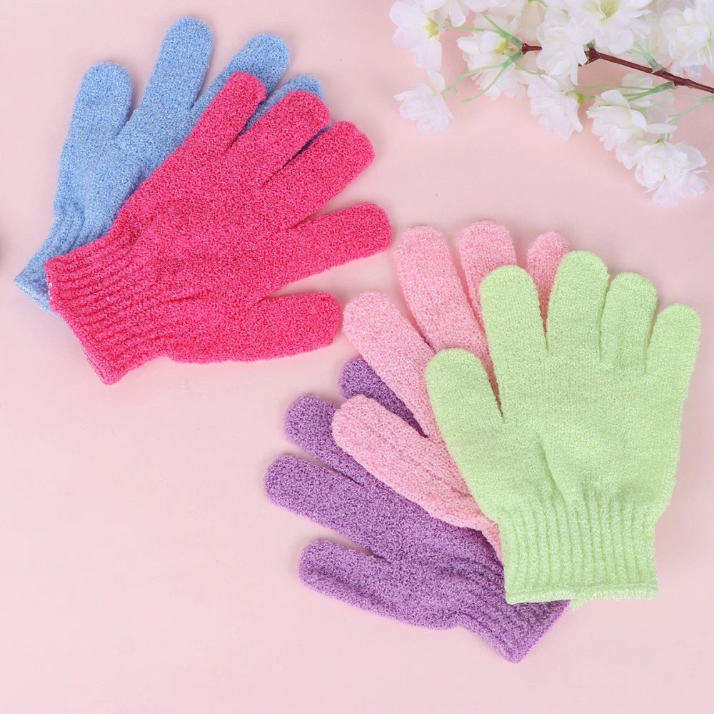 30 Pcs Exfoliating and Scrubbing Gloves Bathroom Body Wash Mitts