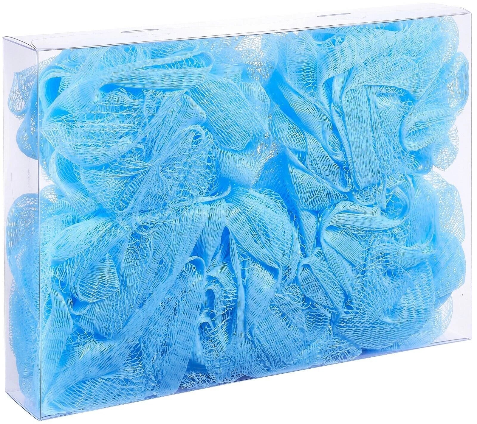 5 X Shower Ball Mesh Bath Flower Body Scrubber Brush Exfoliating Puff Sponge