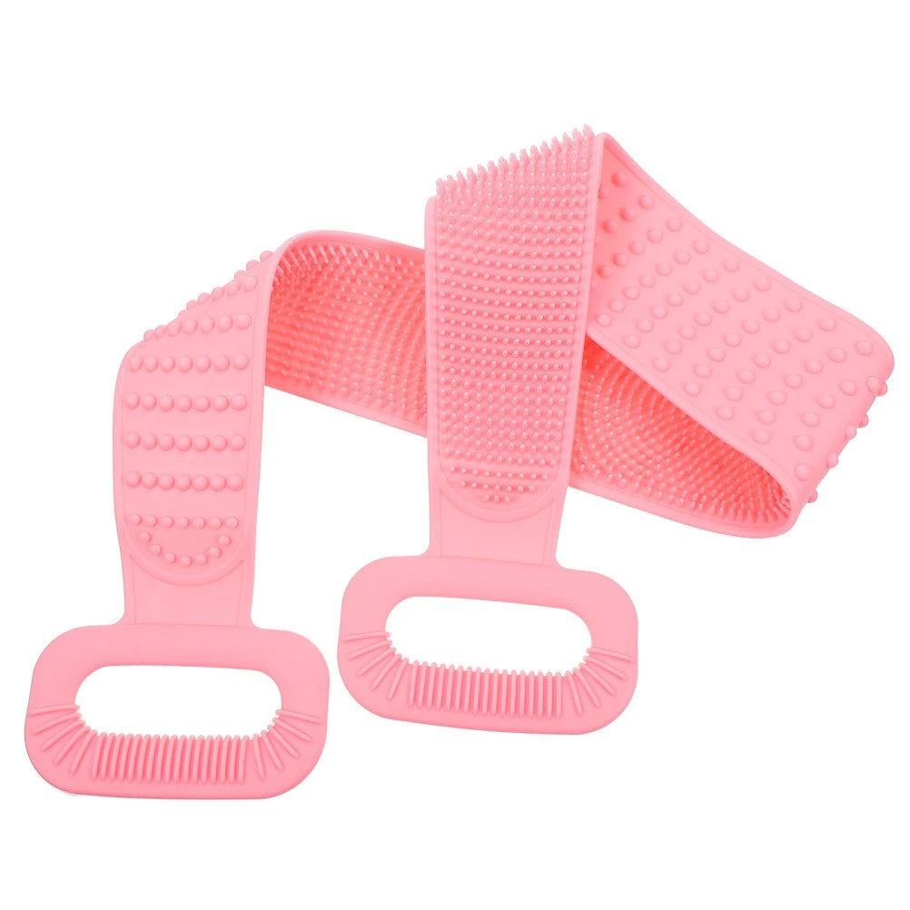 Bath Towel Pull Back Strip Baby Man Brush for Shower Cleaning Rub