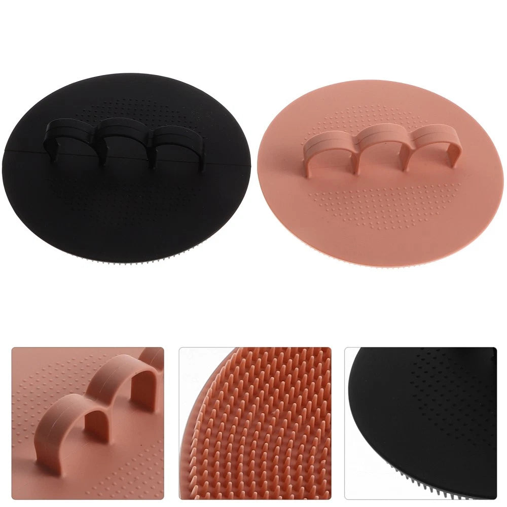 2Pcs Household Scalp Brush Portable Bathing Brush Head Bathing Brush Head