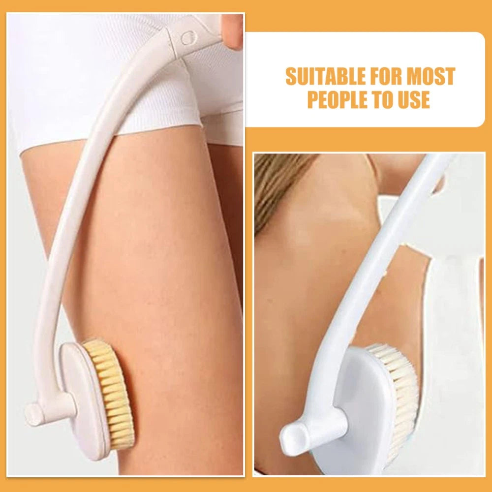 Long Handle Bath Brush Elder Man Body Cleaning Back Exfoliator for Shower