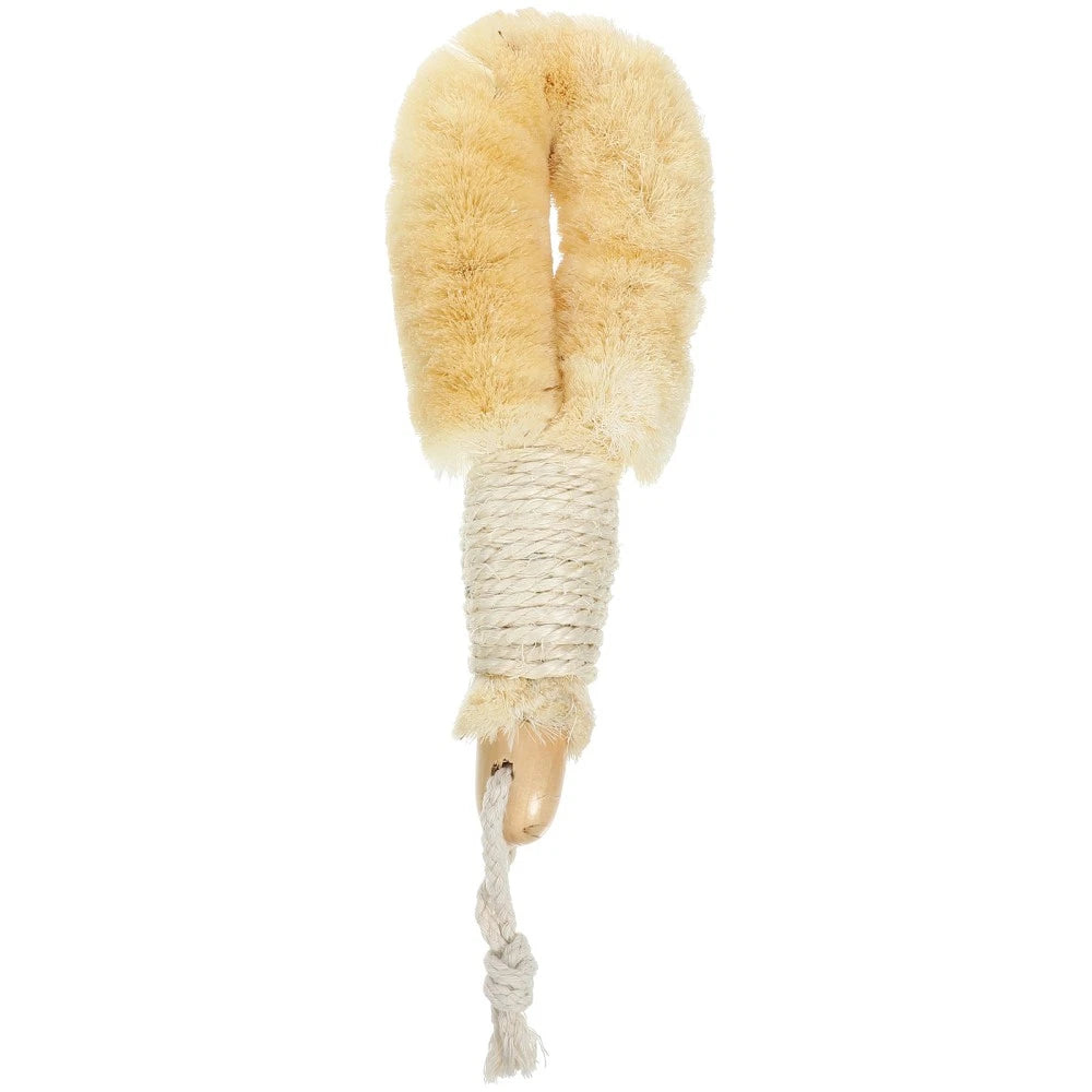 Sisal Shower Brush Body Scrubber Back Scrubbing Exfoliator Bathing
