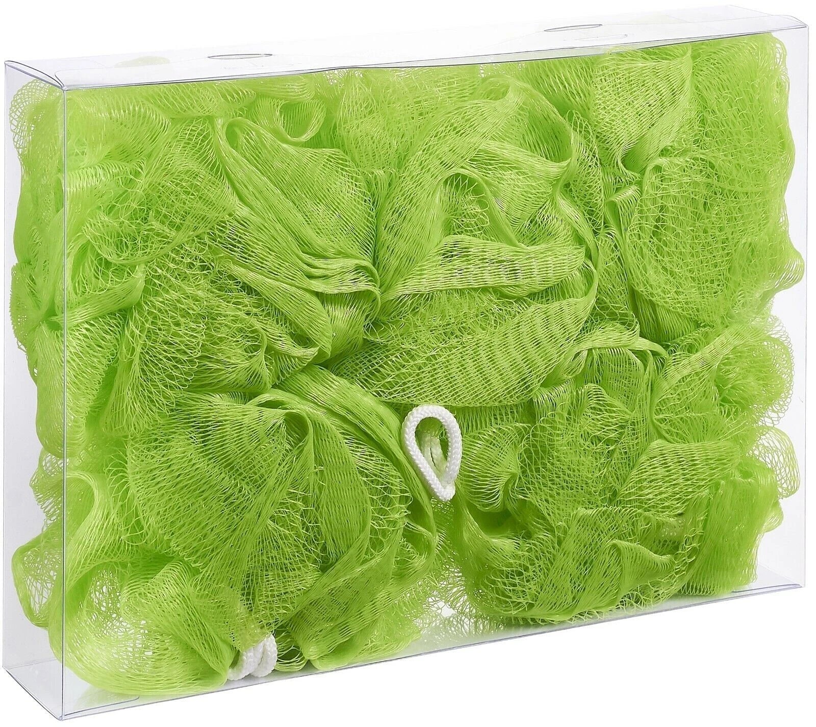 5 X Shower Ball Mesh Bath Flower Body Scrubber Brush Exfoliating Puff Sponge