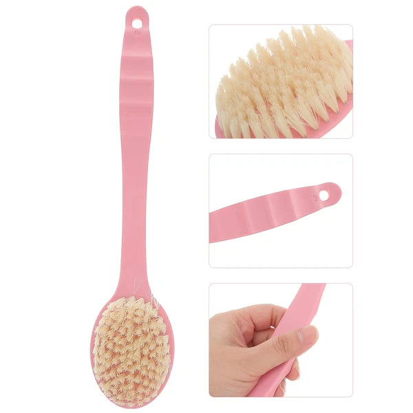 Long Handle Bath Brush Back Scrubber Soft Bristle for Shower Bath