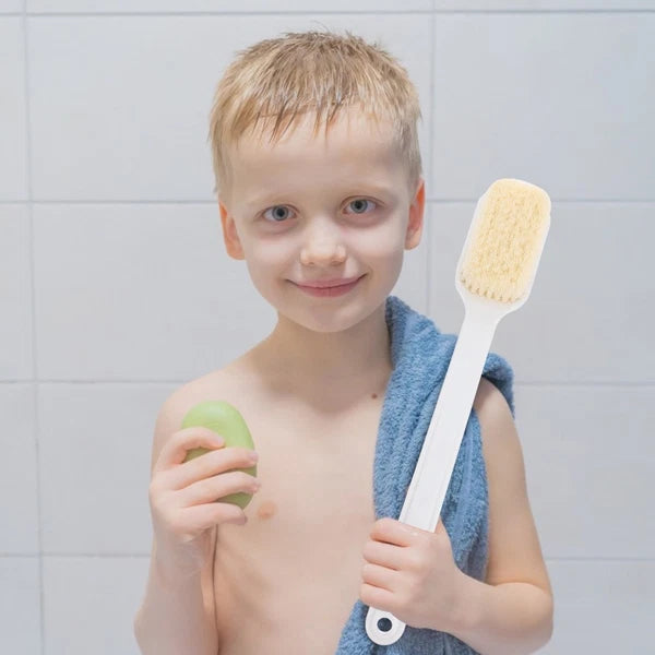 Back Scrub Brush Bath Shower Body for Bathroom Scrubber with Long Handle