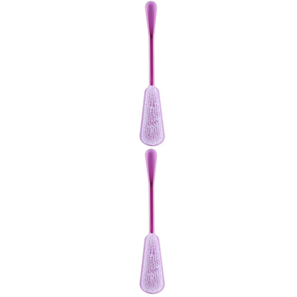 2 Count Back Scrub Brush Miss Man Bathroom Scrubber Body Cleansing
