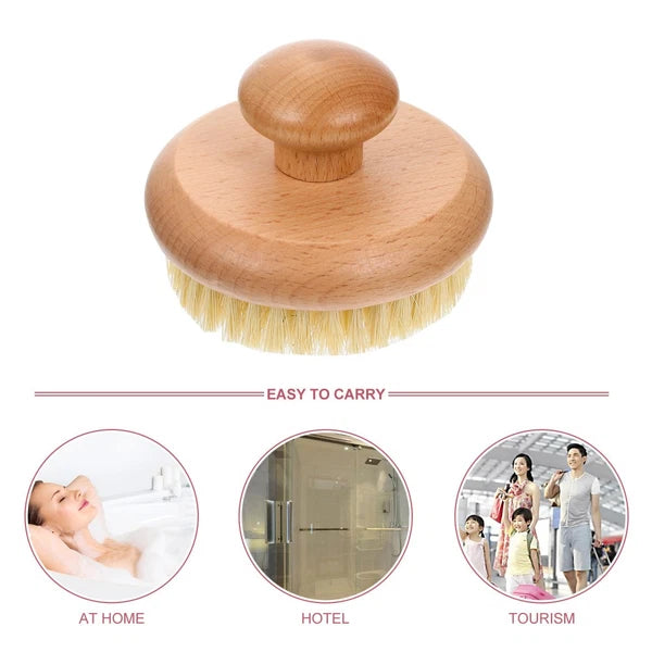 Back Exfoliator for Shower Bath Scrubber Body Bathroom Scrubbing Brush