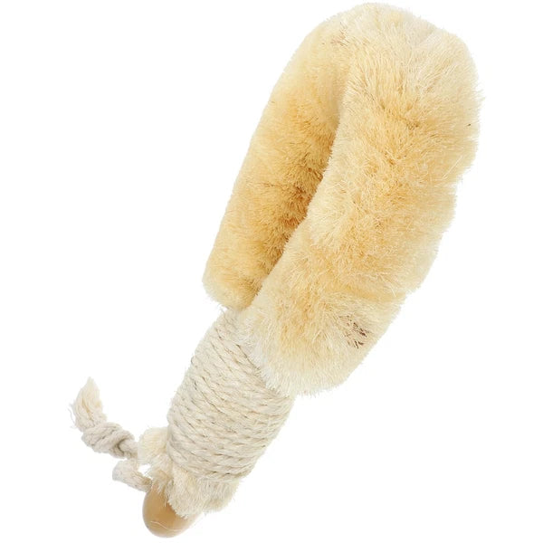 Sisal Shower Brush Body Scrubber Back Scrubbing Exfoliator Bathing