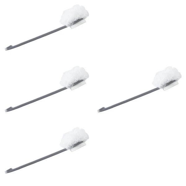 Set of 4 Bath Ball Brush Child Back Scrubber Exfoliating with Handles