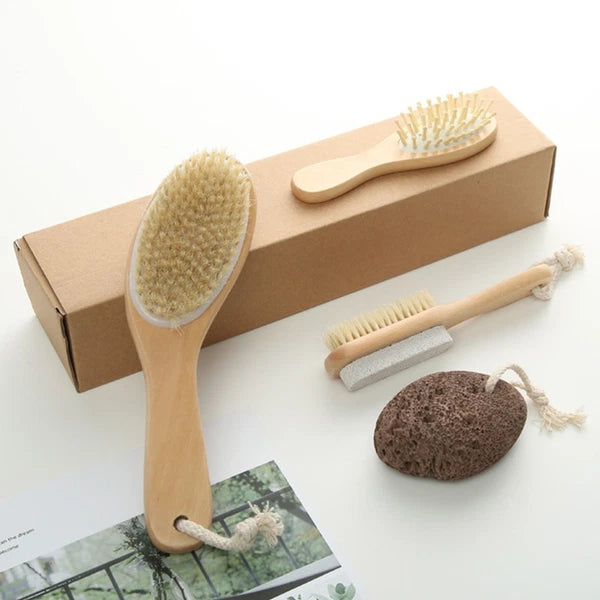 Cleaning and Dead Suit Body Dry Brush Scrub Scrubber Exfoliator