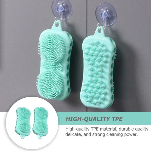2 Pcs Shampoo Brush Massager Bath Brushes Baby Tool