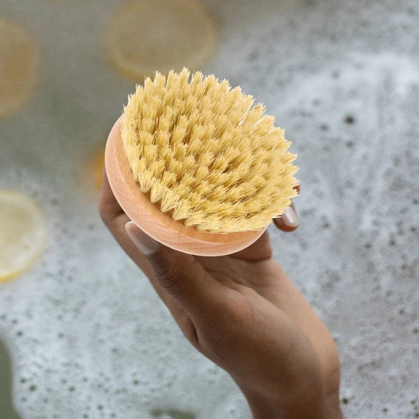 Exfoliating Bath Scrubber Lymphatic Drainage Massager Skin Exfoliator Brush