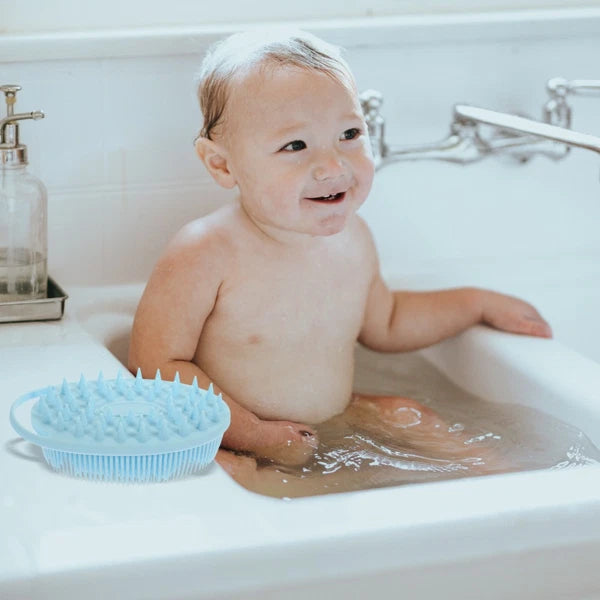 Bath Child Bathing Scrubber Double-sided Silicone Cleaning